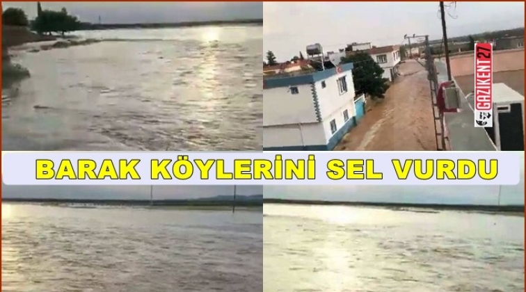 Son dakika... Barak k&ouml;ylerini sel vurdu!..