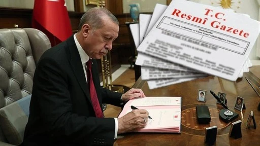  Resmi Gazete'de yayımlandı: Erdoğan'dan atama kararları!