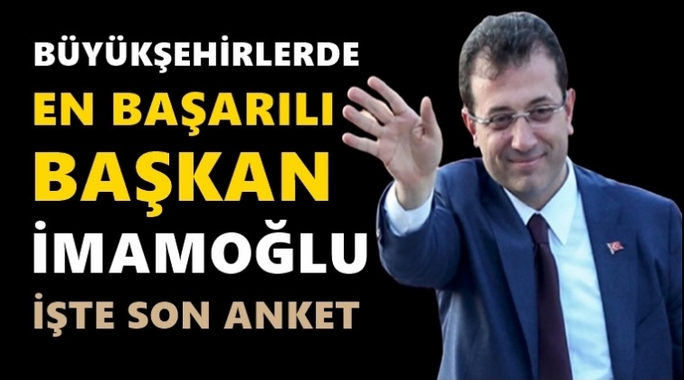 SONAR: En başarılı başkan İmamoğlu