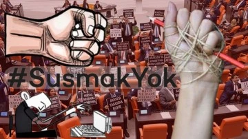 Sosyal medya sans&uuml;re karşı 'Susmak yok' kampanyası...