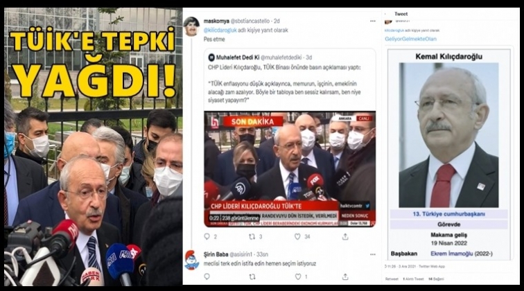 Sosyal medyada TÜİK'e tepki yağdı!