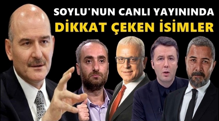 Soylu canlı yayına bu isimlerle &ccedil;ıkacak!