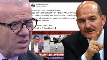 Soylu'dan Ertuğrul &Ouml;zk&ouml;k'e 'PKK' tepkisi