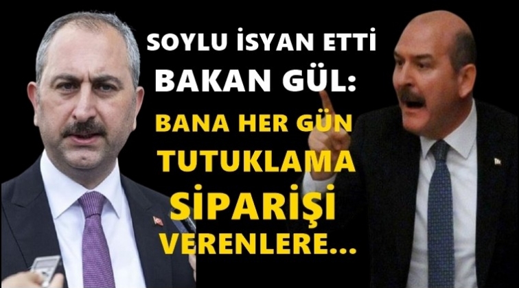Soylu isyan etti, G&uuml;l'den a&ccedil;ıklama geldi!