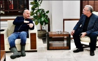Soylu, Mansur Yavaş ile g&ouml;r&uuml;şt&uuml;
