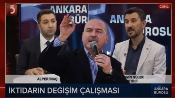 Soylu'nun yerine kimin geleceğini canlı yayında a&ccedil;ıkladı