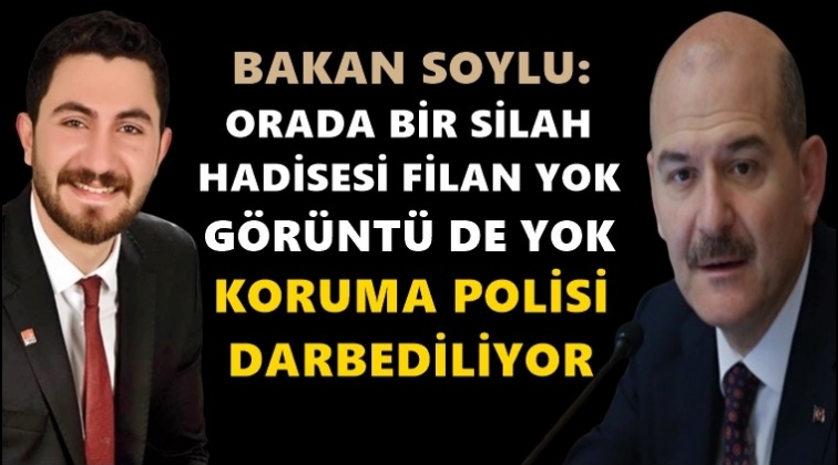 Soylu: Silaha dair g&ouml;r&uuml;nt&uuml; yok
