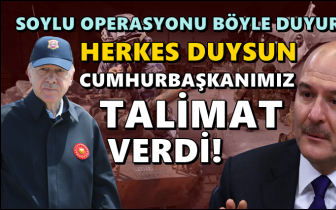 Soylu, Suriye'ye operasyonu b&ouml;yle duyurdu!