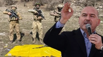 Soylu: T&uuml;rkiye'deki en &uuml;st d&uuml;zey ter&ouml;rist &ouml;ld&uuml;r&uuml;ld&uuml;!