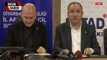 Soylu ve Bekir Bozdağ'dan ortak a&ccedil;ıklama