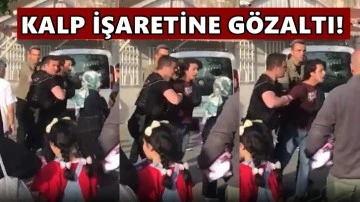 Soylu'ya kalp işareti yapan genç böyle gözaltına alındı!