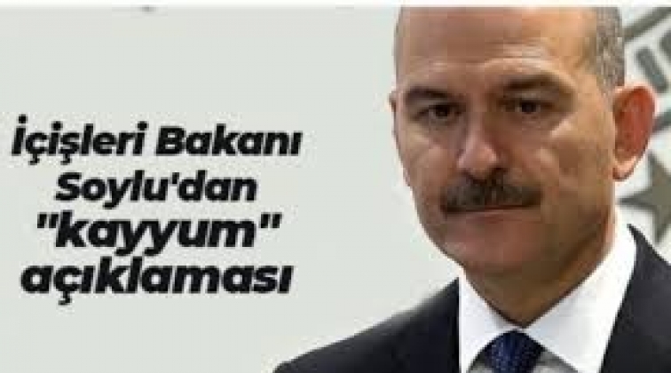 Soylu'dan İBB'ye kayyum a&ccedil;ıklaması