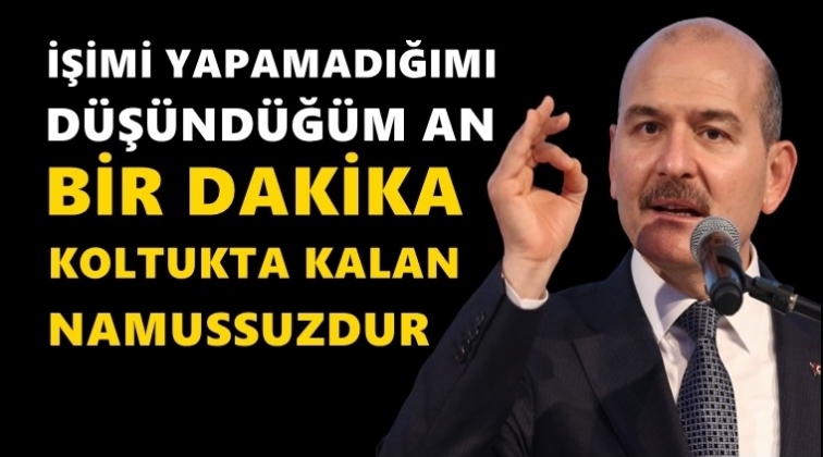 Soylu&rsquo;dan istifa a&ccedil;ıklaması...