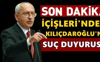 Soylu'dan Kılı&ccedil;daroğlu hakkında su&ccedil; duyurusu!