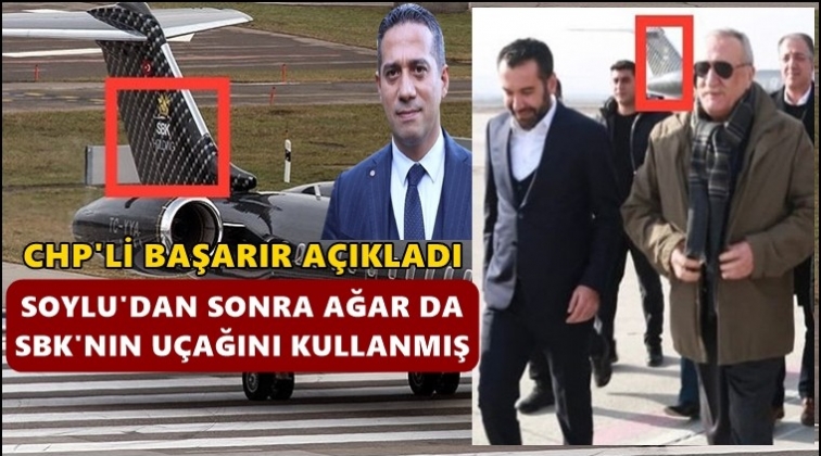 Soylu'dan sonra Ağar da SBK'nın uçağından çıktı!
