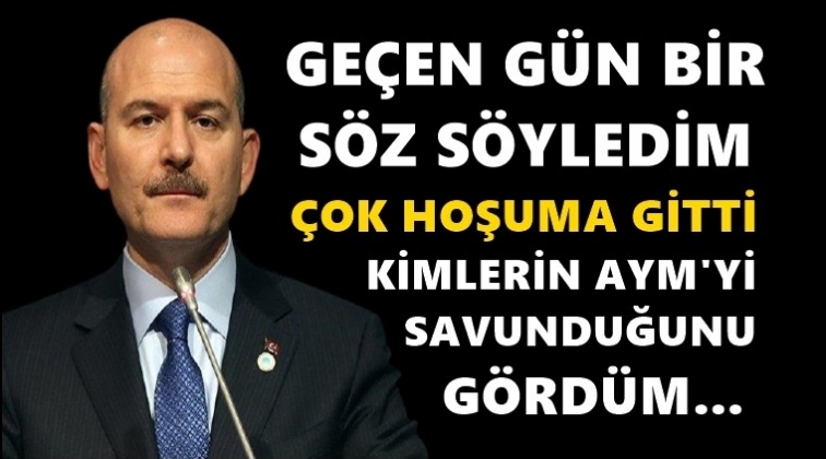 Soylu&rsquo;dan yeni Anayasa Mahkemesi a&ccedil;ıklaması