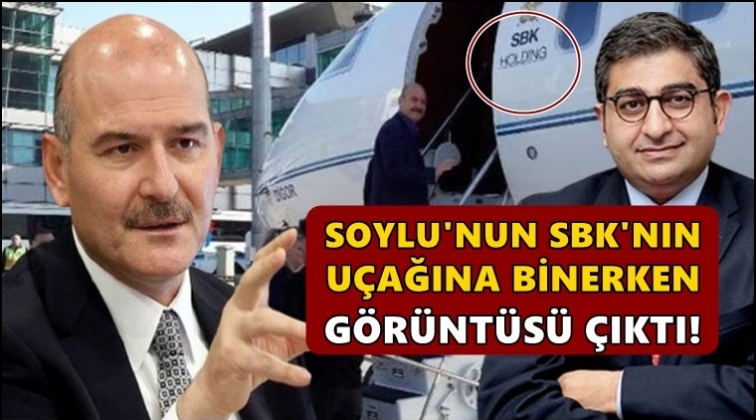 Soylu'nun, SBK&rsquo;nın u&ccedil;ağındaki g&ouml;r&uuml;nt&uuml;s&uuml; ortaya &ccedil;ıktı!