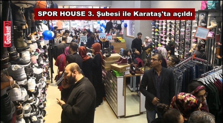 SPOR HOUSE 3. Şubesi ile Karataş'ta açıldı