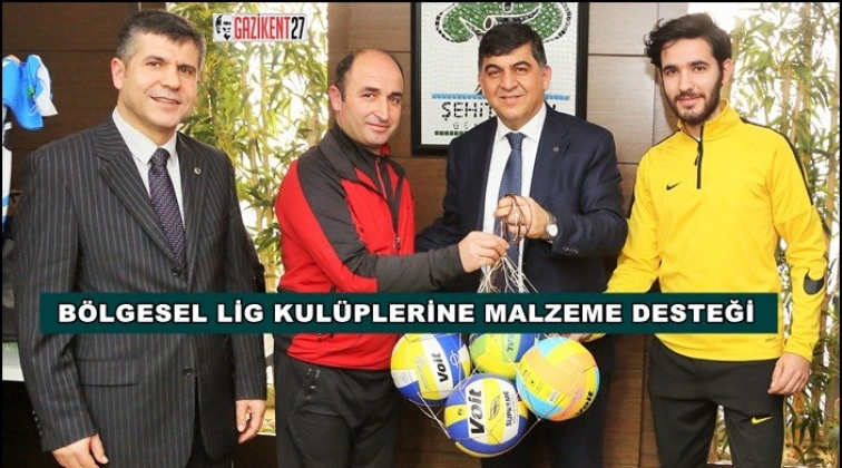 Spor kul&uuml;plerine malzeme desteği