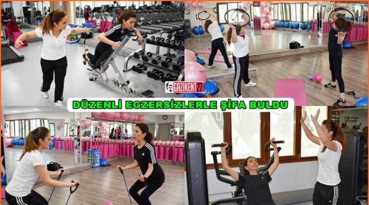 Spor merkezinde ağrılarından kurtuldu