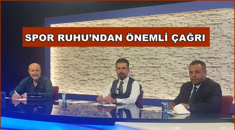 Spor Ruhu'ndan önemli çağrı...