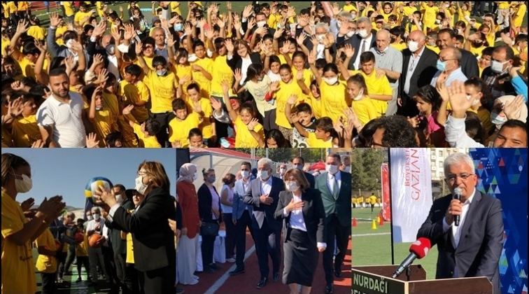 Spor şenliklerinin startı Nurdağı&rsquo;nda verildi...