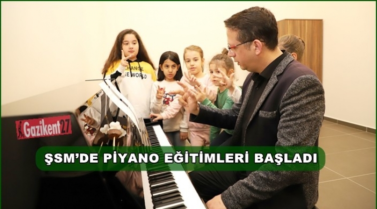 ŞŞM'de piyano kursuna yoğun ilgi