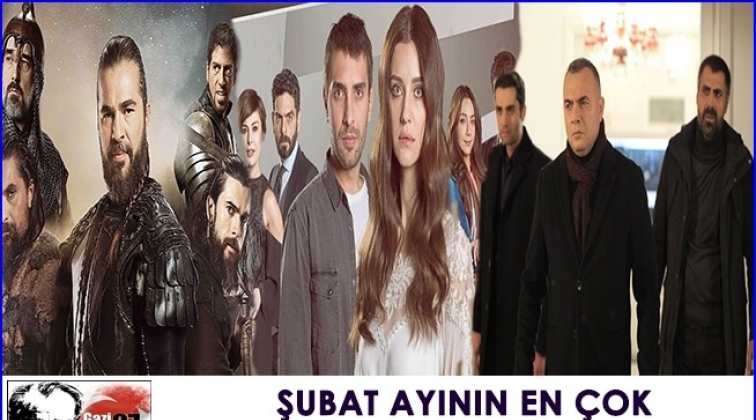 Şubat ayının en &ccedil;ok izlenen dizileri belli oldu