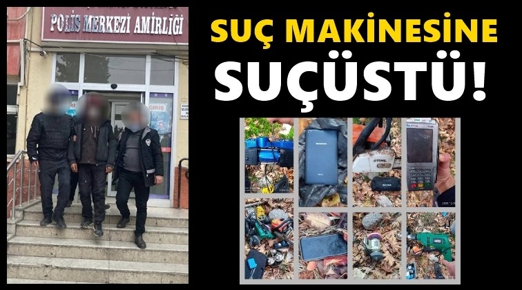 Su&ccedil; makinesi su&ccedil;&uuml;st&uuml; yakalandı!