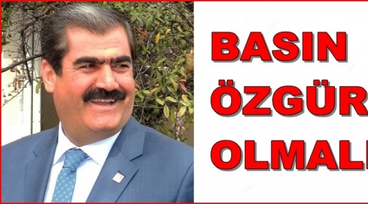 Sucu: Basın özgür olmalı