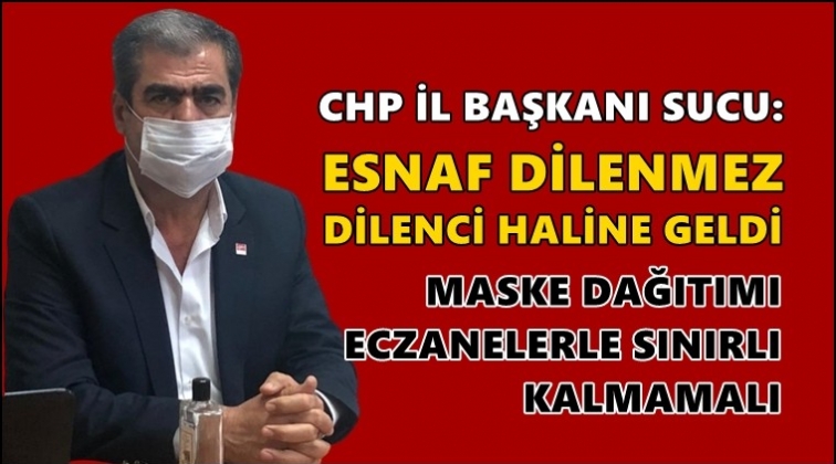 Sucu: Maskeye ulaşmak zorlaştırıldı