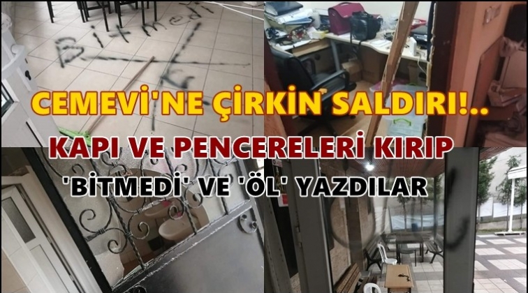 Sultanbeyli&rsquo;de cemevine &ccedil;irkin saldırı