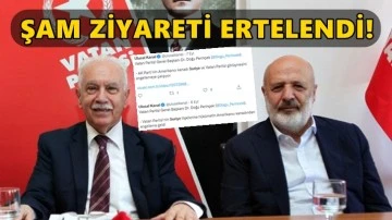 Suriye, Perin&ccedil;ek ve Sancak&rsquo;ın ziyaretini erteledi!
