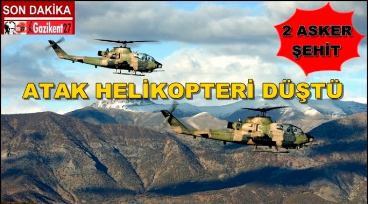 Suriye sınırında helikopterimiz düşürüldü: 2 şehit