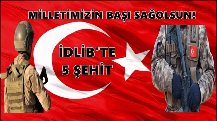 Suriye T&uuml;rk g&ouml;zlem noktasını vurdu: 5 şehit