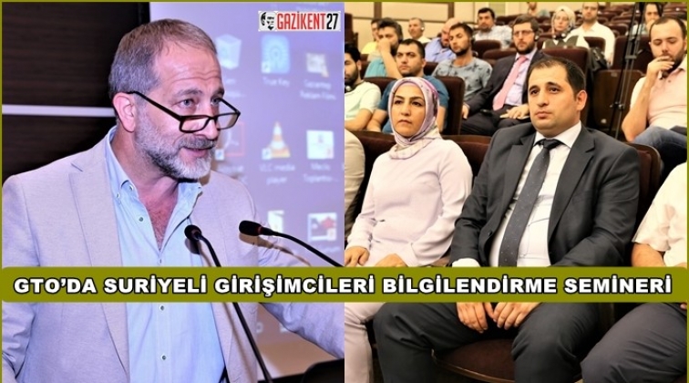 Suriyeli Girişimcilere bilgilendirme semineri