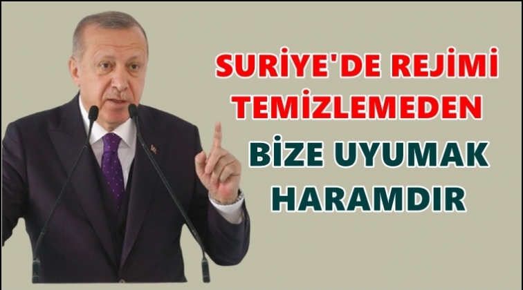 Suriye&rsquo;yi rejimden temizlemeden bize...