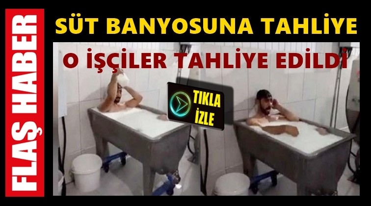 S&uuml;t banyosuna tahliye...