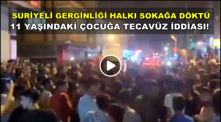 Taciz iddiası mahalleyi ayağa kaldırdı!