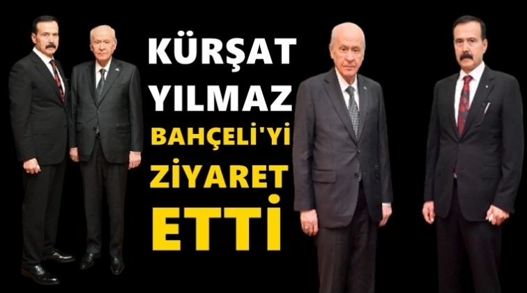 Tahliye olan K&uuml;rşat Yılmaz'dan Bah&ccedil;eli'ye ziyaret...