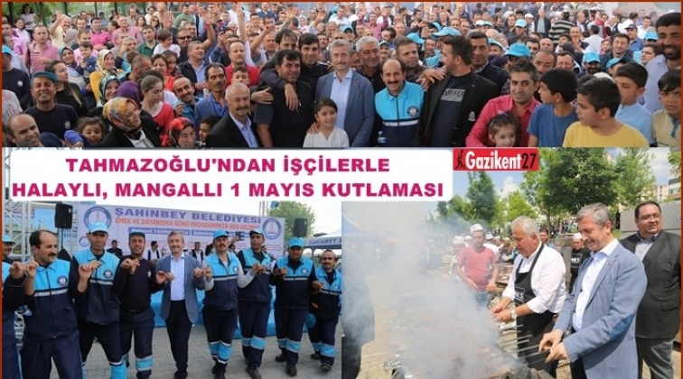 Tahmazoğlu, 1 Mayıs'ı mangal yaparak kutladı