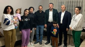 Tahmazoğlu, Ankara’ya yerleşen aileleri ziyaret etti