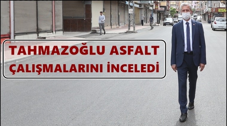 Tahmazoğlu, &ccedil;alışmaları yerinde inceledi...