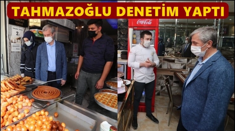 Tahmazoğlu, denetime katıldı...