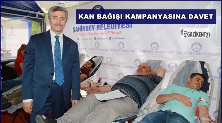 Tahmazoğlu kan verme kampanyasına davet etti