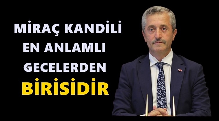 Tahmazoğlu, Mira&ccedil; Kandili'ni kutladı