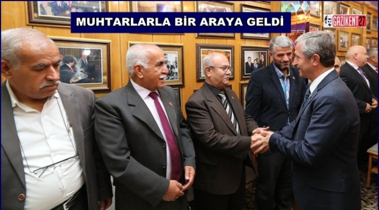 Tahmazoğlu, muhtarları ziyaret etti