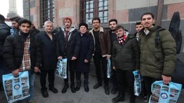 Tahmazoğlu'ndan, Erzurum’daki Şahinbeyli öğrencilere ziyaret