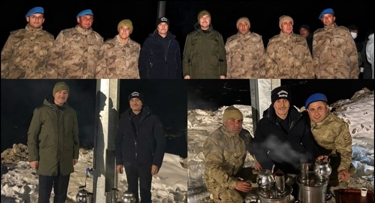 Tahmazoğlu, Soylu ile birlikte Cudi Dağı'nda...