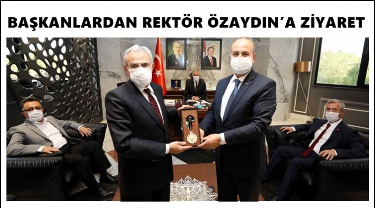 Tahmazoğlu ve Kılı&ccedil;'tan rekt&ouml;re ziyaret